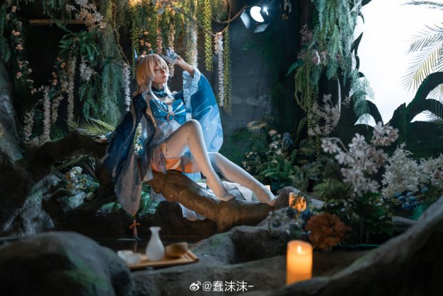 原神·珊瑚宫心海COSPLAY赏析：蠢沫沫精湛的COS还原-图沫沫